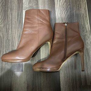 Nine West Quanette Booties Size 12 Camel Brown
